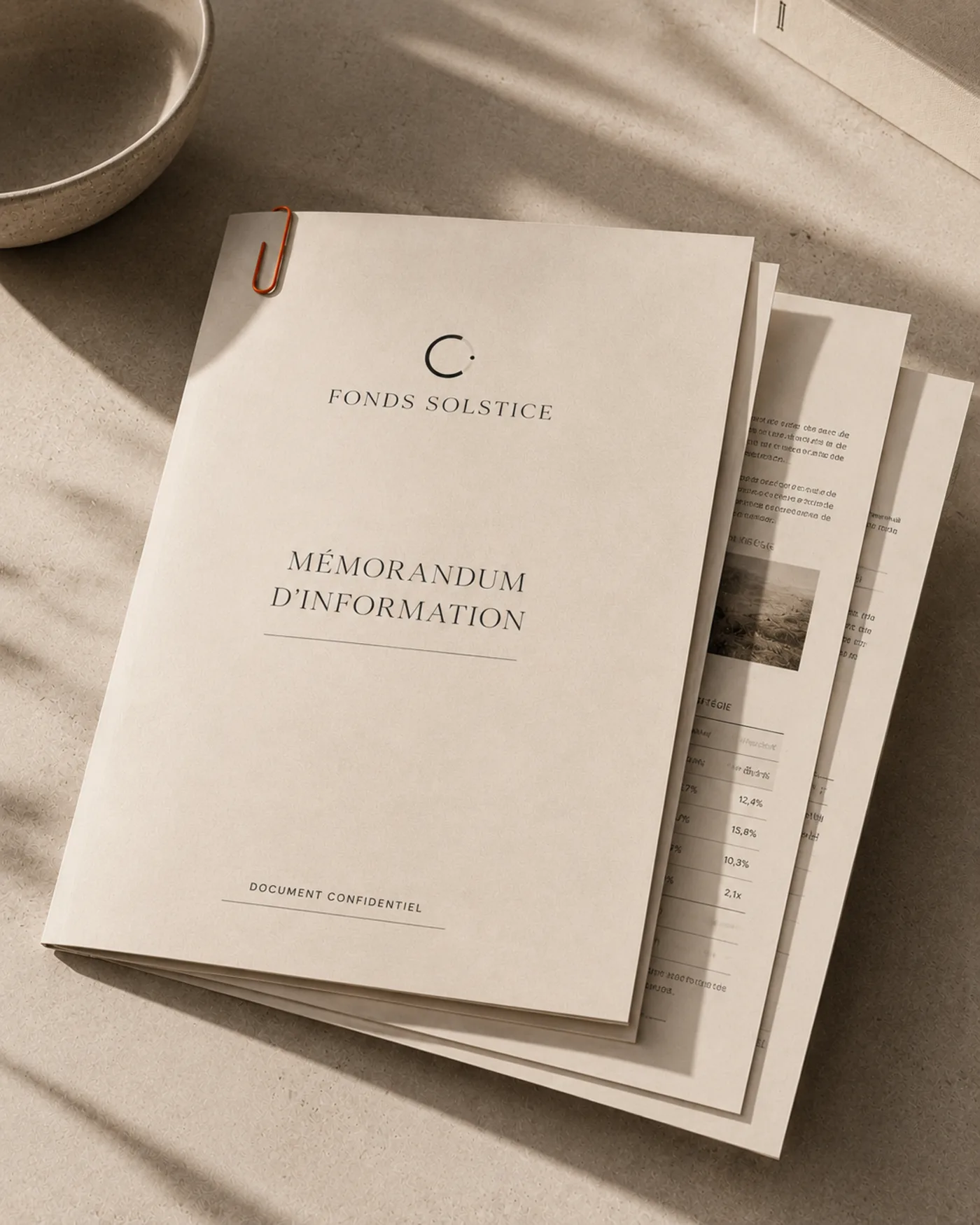 Mémorandum d'information du Fonds Solstice
